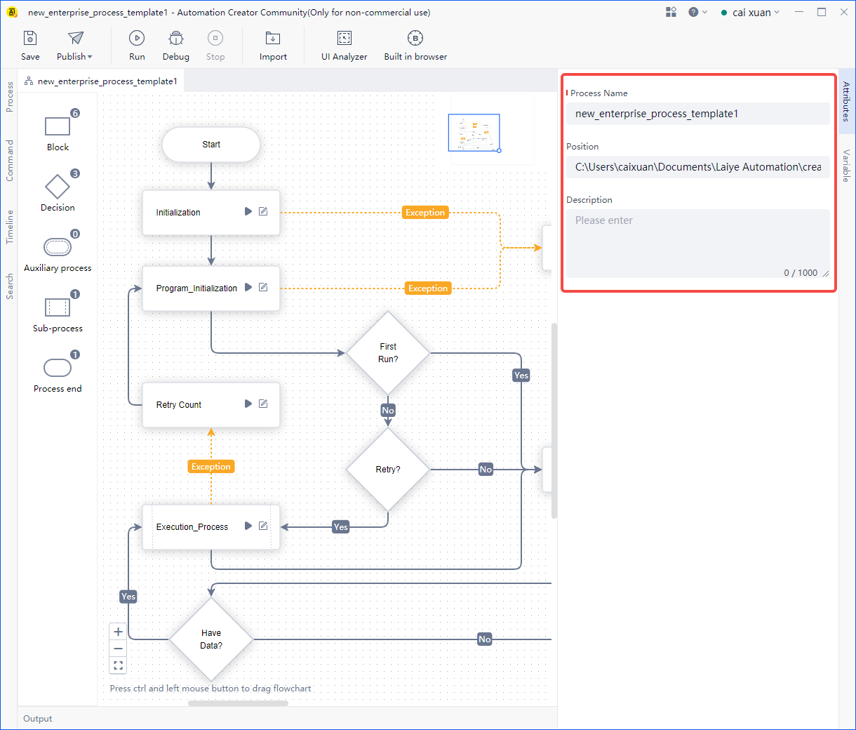 flow attributes