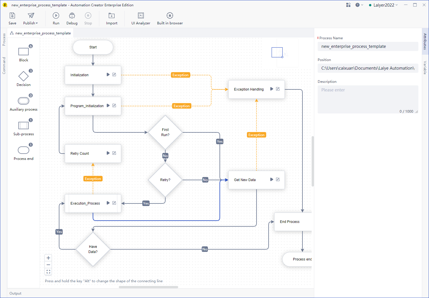 flow attributes