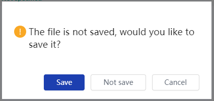 not saved