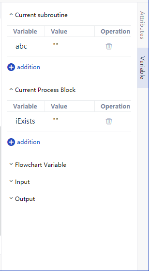 variable tab