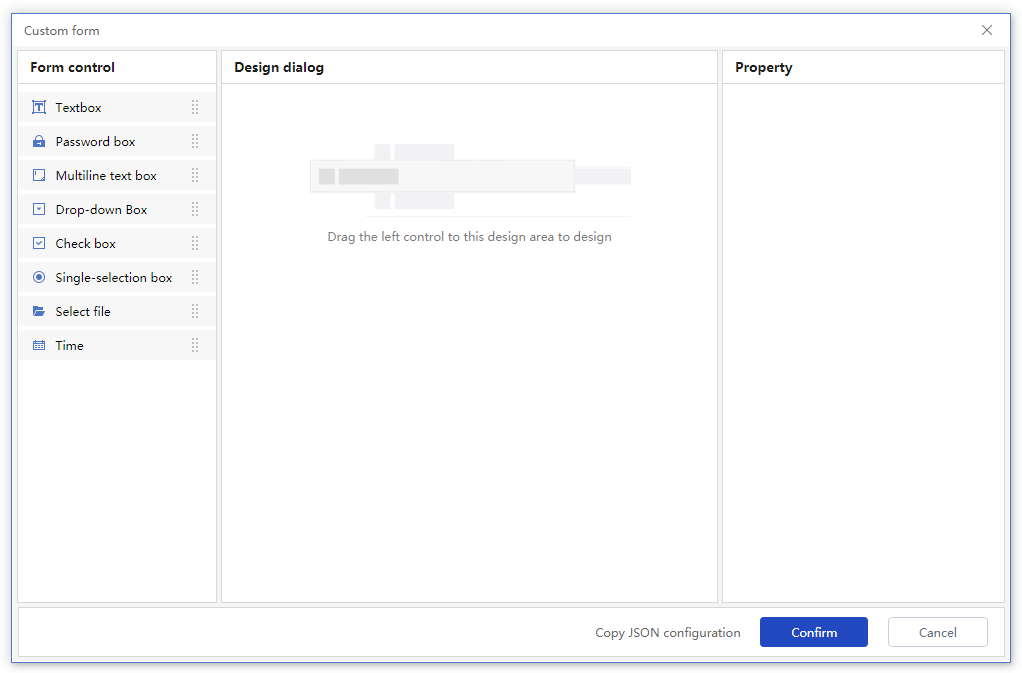 custom form example