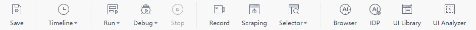 task tab toobar