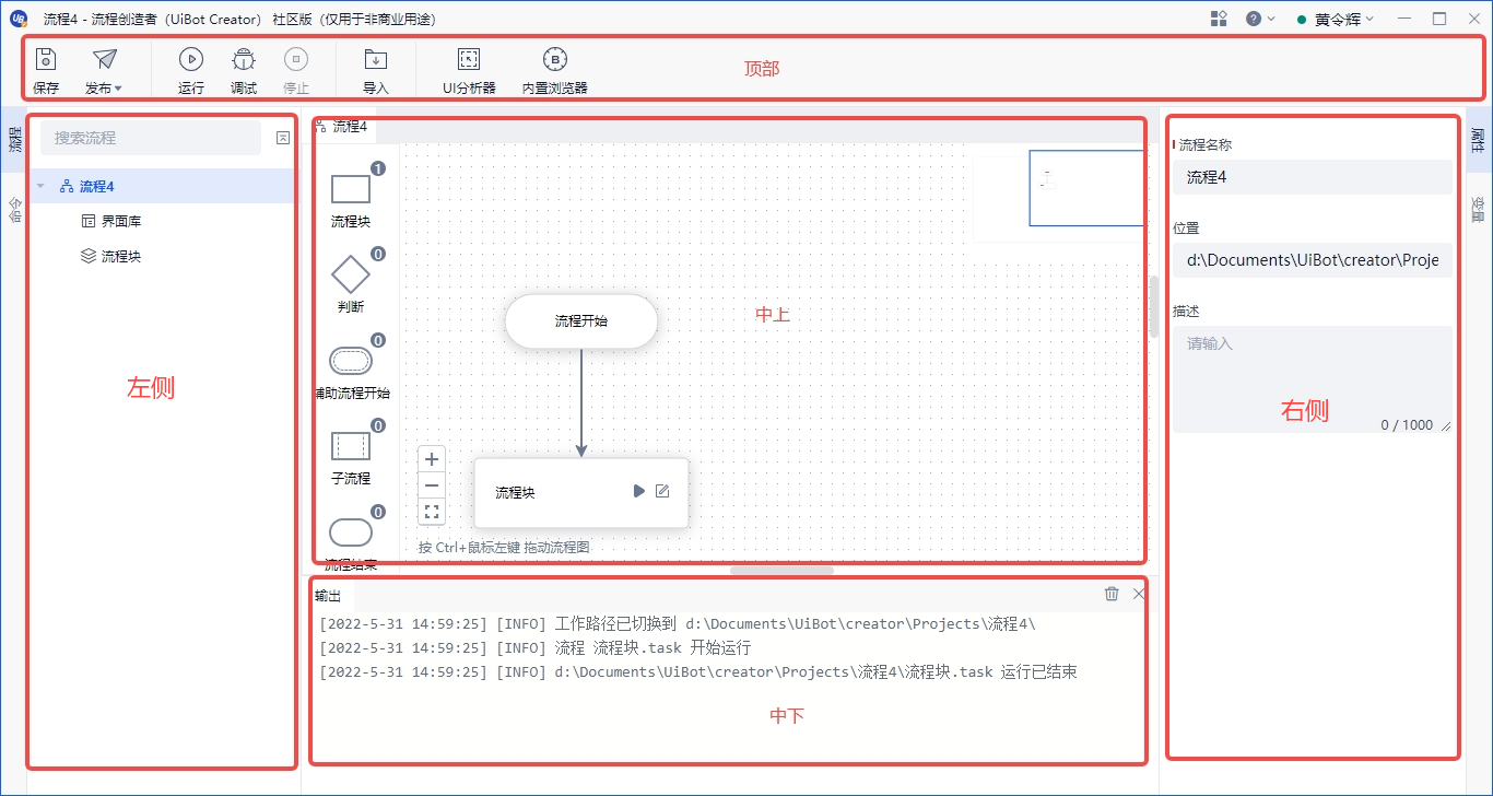 default layout