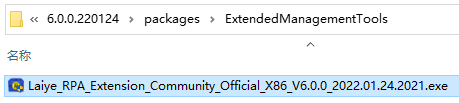laiye rpa extension manager package