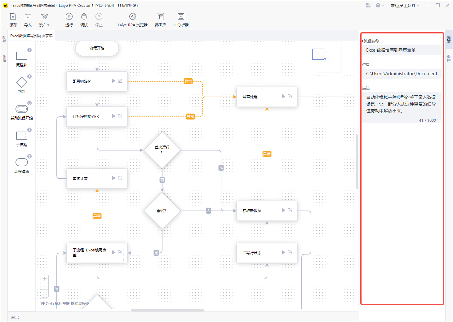 flow attributes