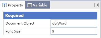 **Figure 94: Set text size**