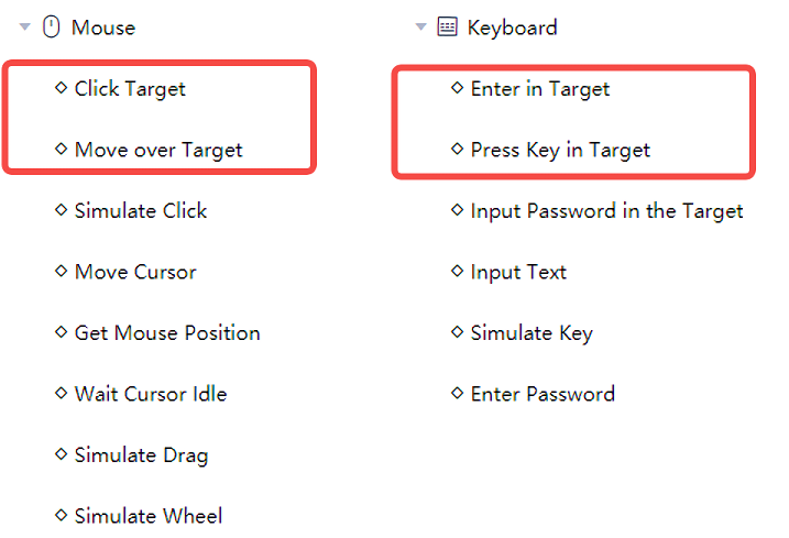 Targeted command