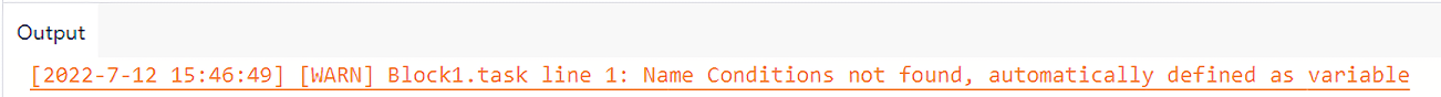 Conditional branch command - run result