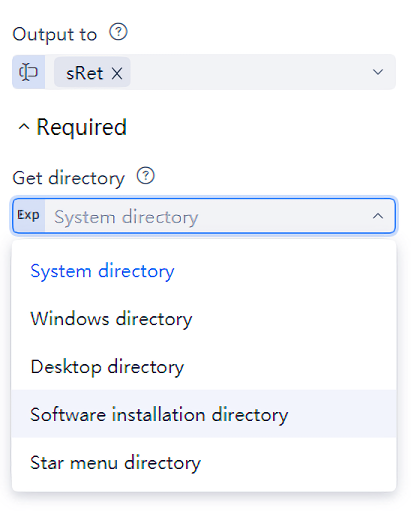 Get system folder path